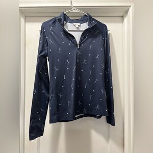 Lady Hagen printed UV 1/4 zip pullover